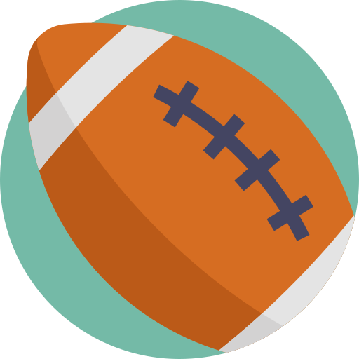 rugby Detailed Flat Circular Flat icoon