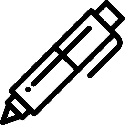 Pen Detailed Rounded Lineal icon