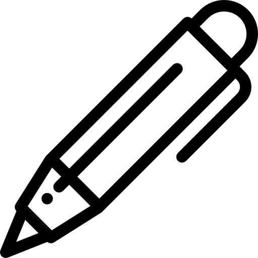 stift Detailed Rounded Lineal icon