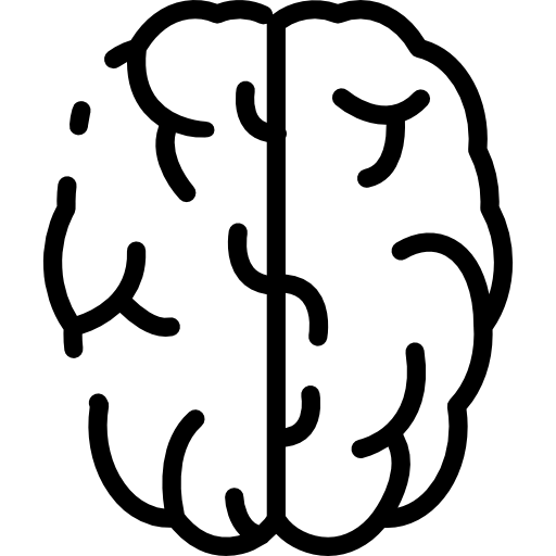 cérebro Linector Lineal Ícone