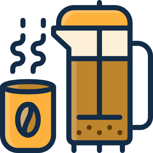 Coffee Linector Lineal Color icon