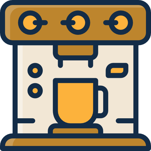 maquina de cafe Linector Lineal Color icono