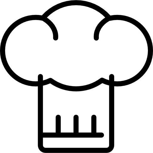 Chef hat Linector Lineal icon