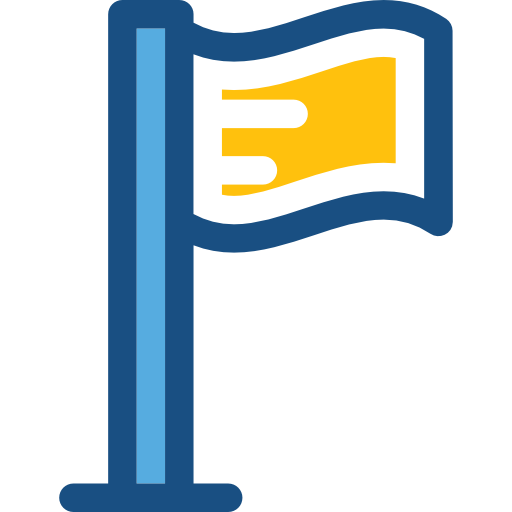 Flag Prosymbols Duotone icon