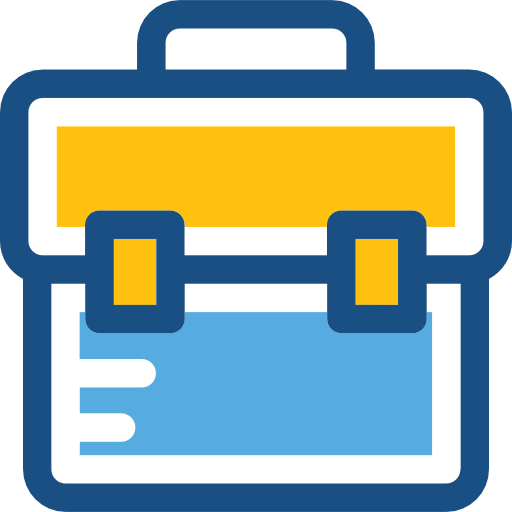 Briefcase Prosymbols Duotone icon