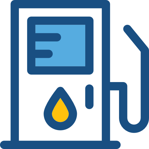 benzinestation Prosymbols Duotone icoon