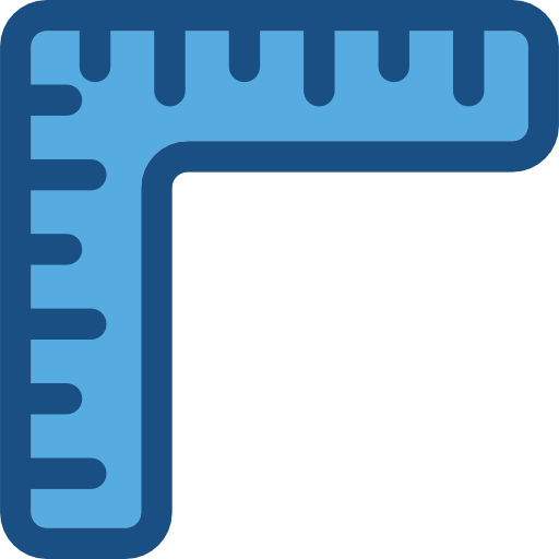 Ruler Prosymbols Duotone icon