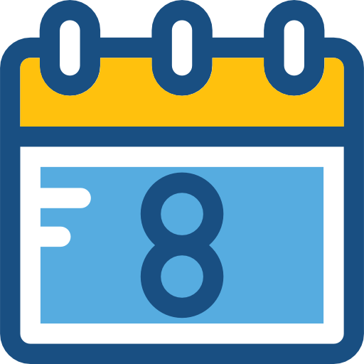 kalendarz Prosymbols Duotone ikona