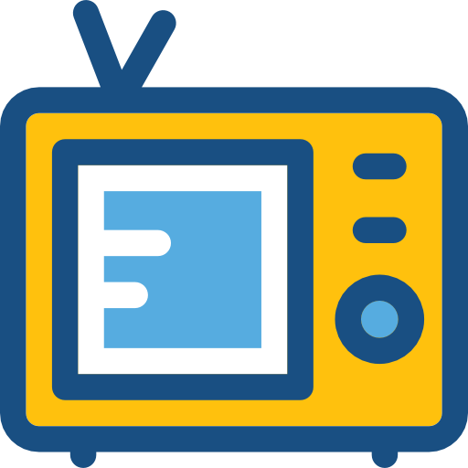 Television Prosymbols Duotone icon