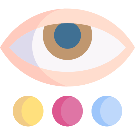 test na ślepotę barw Special Flat ikona