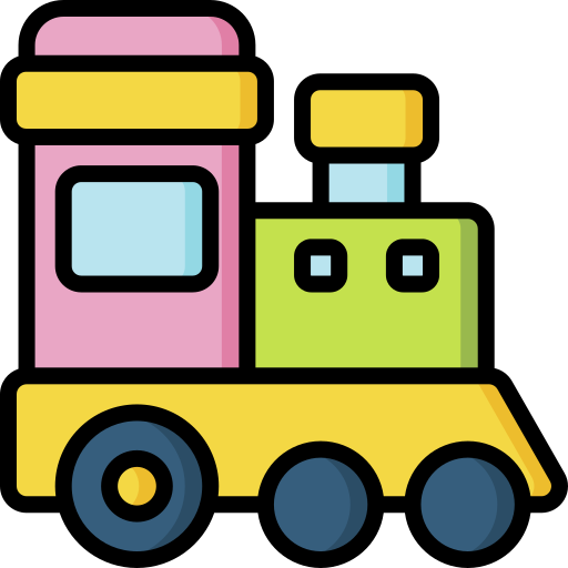 Toy train Special Lineal color icon