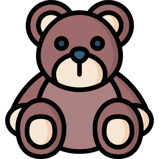 Teddy bear Special Lineal color icon