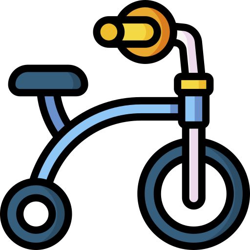 bicicleta de bebé Special Lineal color icono