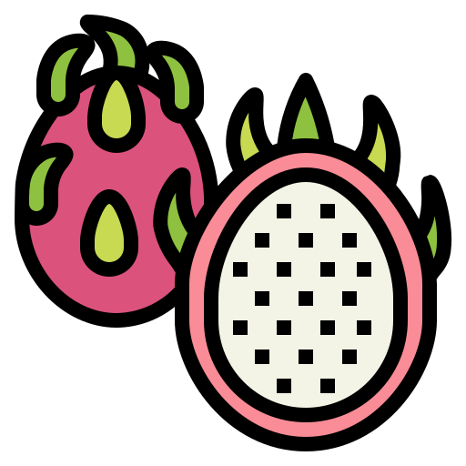 drachenfrucht Smalllikeart Lineal Color icon