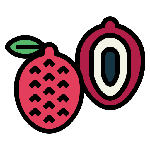 Lychee Smalllikeart Lineal Color icon