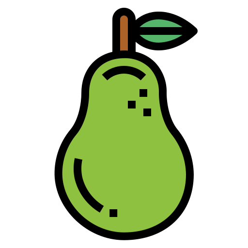 Pear Smalllikeart Lineal Color icon