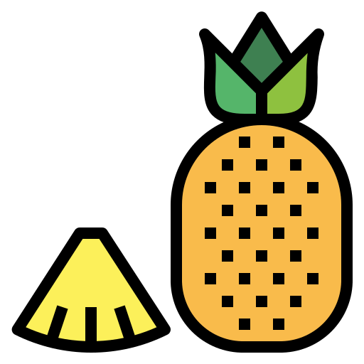 ananas Smalllikeart Lineal Color ikona