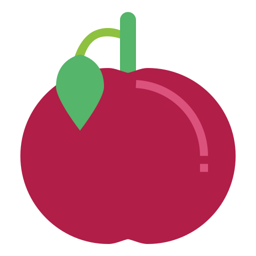 prune Smalllikeart Flat Icône