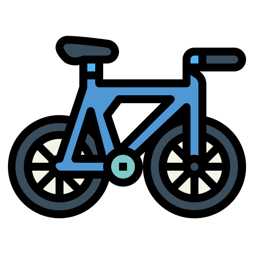 自転車 Smalllikeart Lineal Color icon