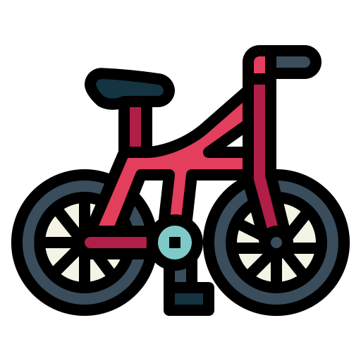 自転車 Smalllikeart Lineal Color icon