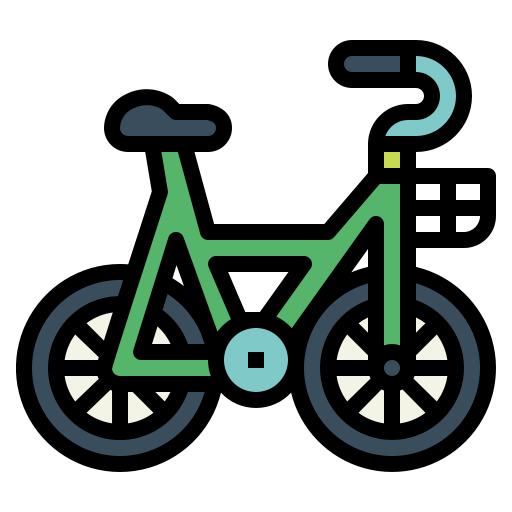 자전거 Smalllikeart Lineal Color icon