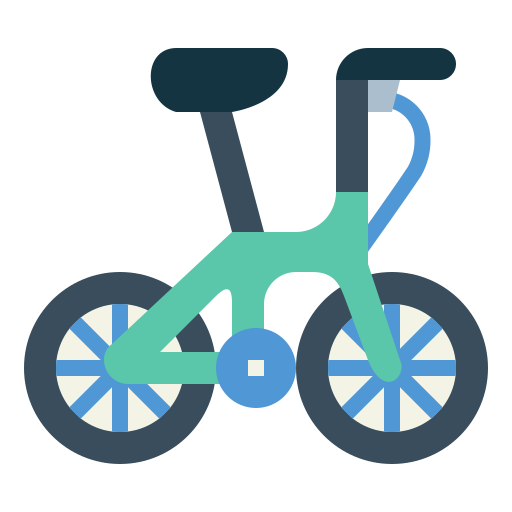bicyclette Smalllikeart Flat Icône