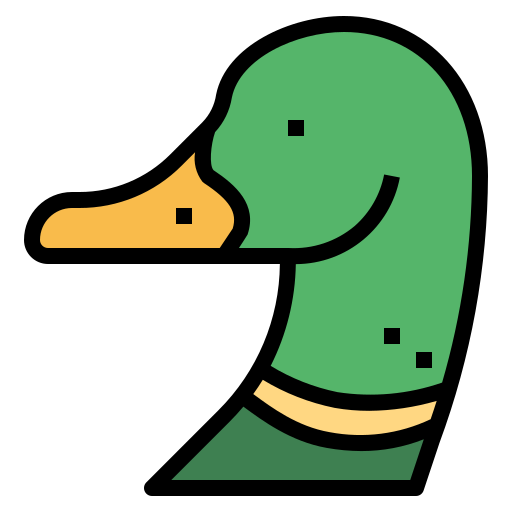 Duck Smalllikeart Lineal Color icon