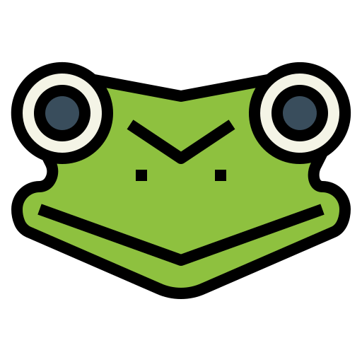 Frog Smalllikeart Lineal Color icon