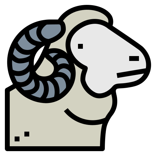 Sheep Smalllikeart Lineal Color icon