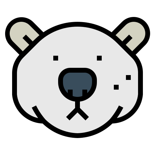 Polar bear Smalllikeart Lineal Color icon