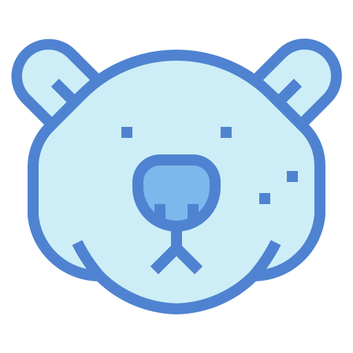 niedźwiedź polarny Generic Blue ikona