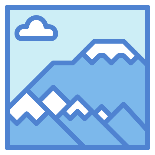 Mountain Generic Blue icon