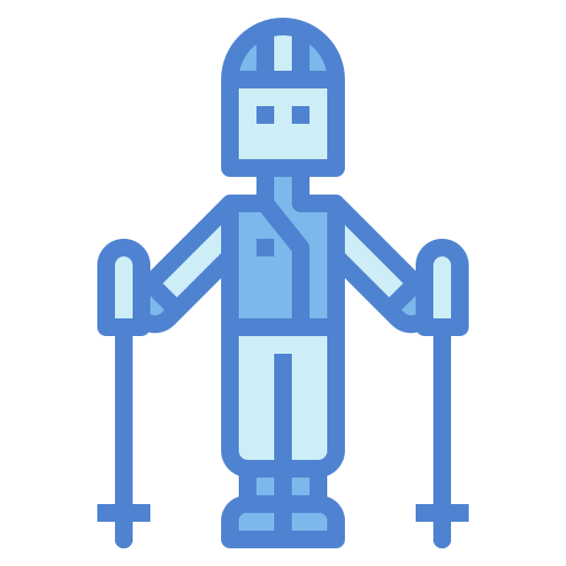 Лыжник Generic Blue иконка