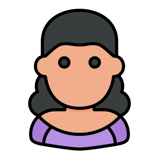mujer Generic Outline Color icono
