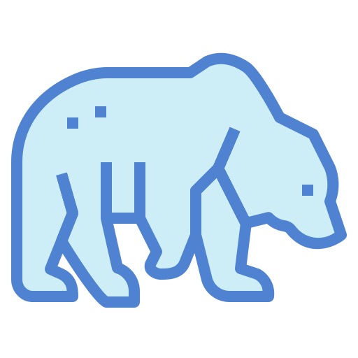 orso polare Generic Blue icona