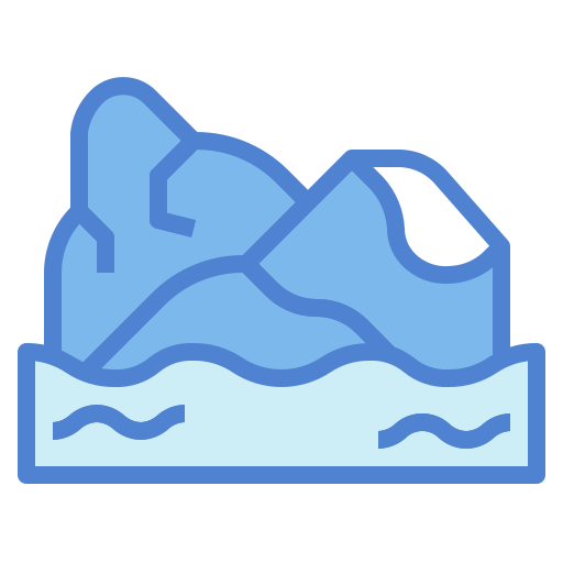 빙산 Generic Blue icon