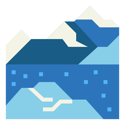 iceberg Smalllikeart Flat icona