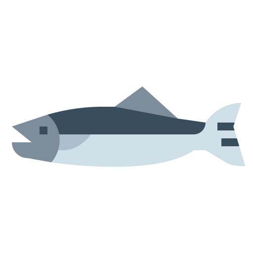 salmón Smalllikeart Flat icono