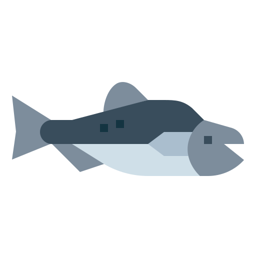 salmón Smalllikeart Flat icono