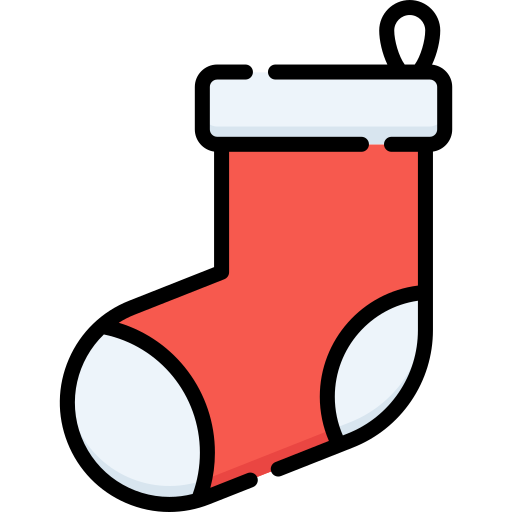 Christmas sock Special Lineal color icon
