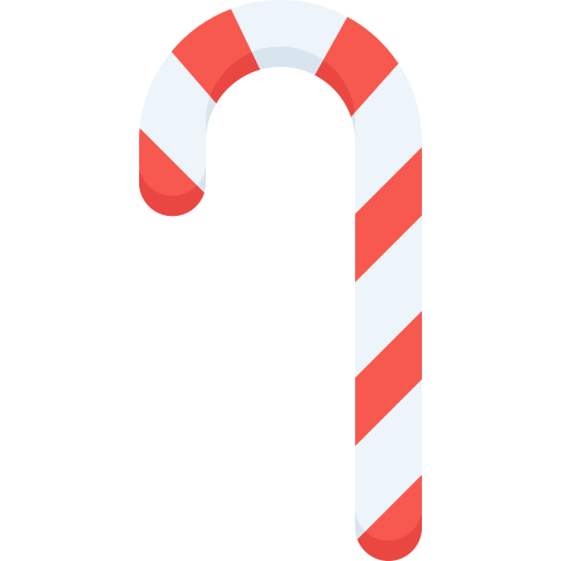 Candy cane Special Flat icon