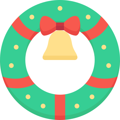Christmas wreath Special Flat icon