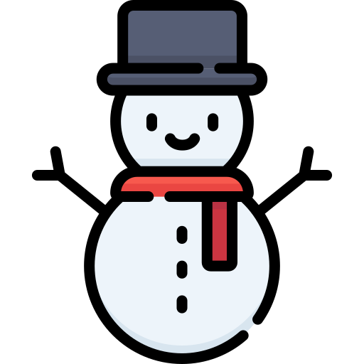 Snowman Special Lineal color icon