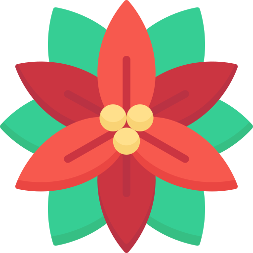 Poinsettia Special Flat icon