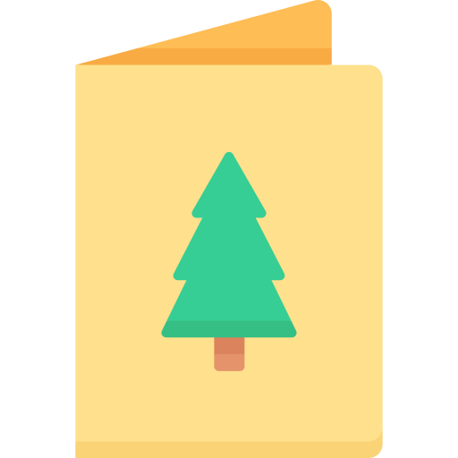 kartka świąteczna Special Flat ikona