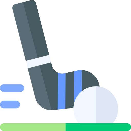 golf Basic Rounded Flat icona