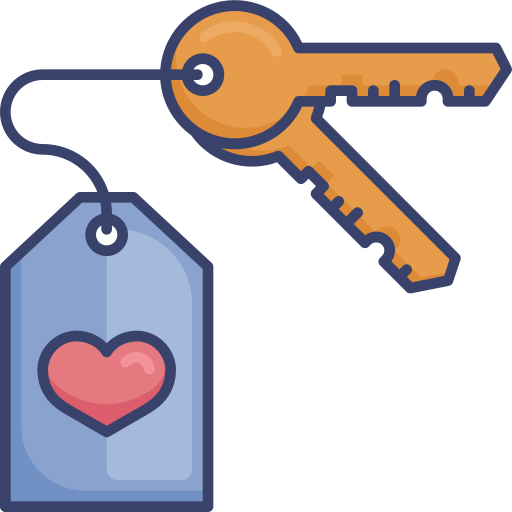Keys Roundicons Premium Lineal Color icon