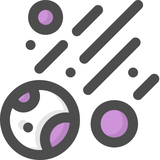 Asteroid Generic Outline Color icon