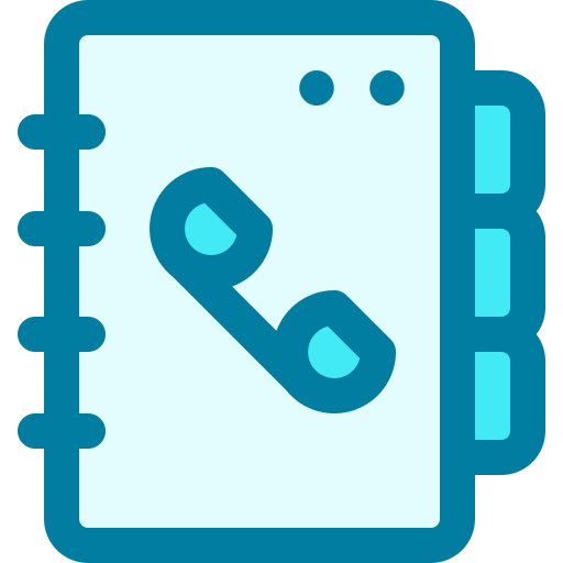 contactboek Generic Blue icoon