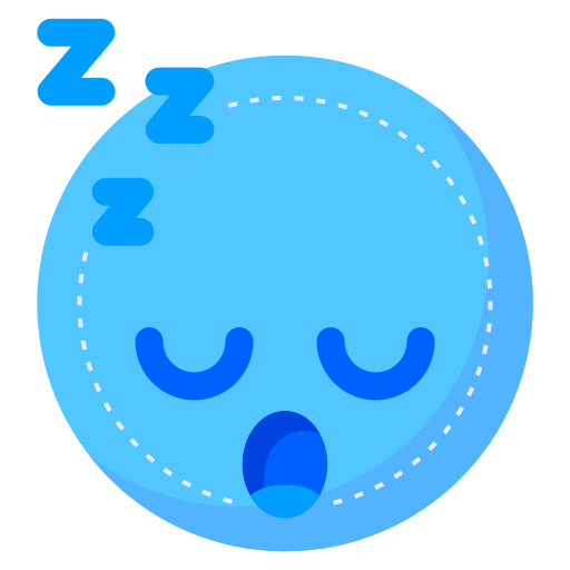 dormido Generic Blue icono